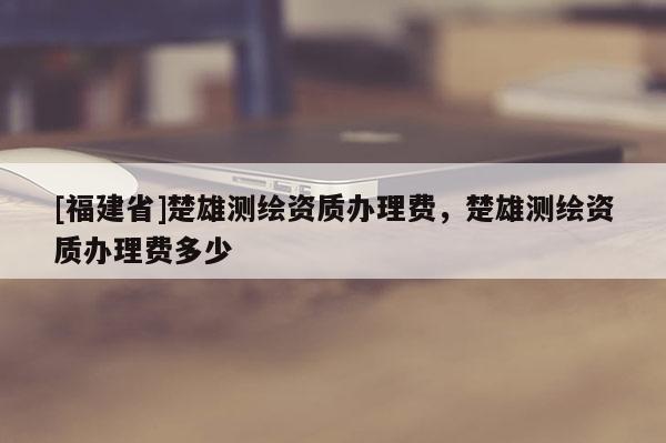 [福建省]楚雄測(cè)繪資質(zhì)辦理費(fèi)，楚雄測(cè)繪資質(zhì)辦理費(fèi)多少